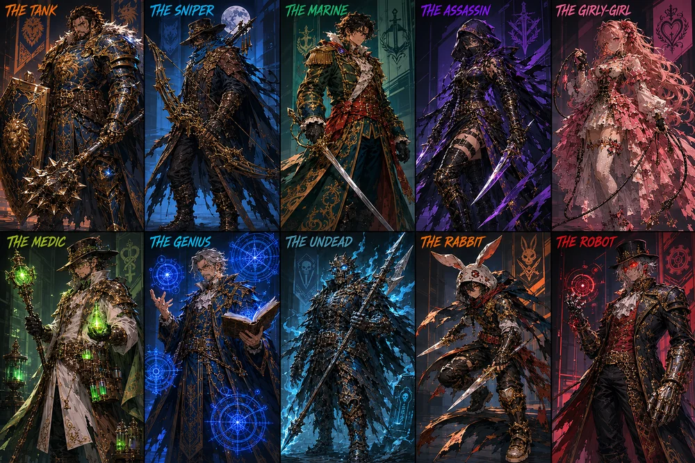 Medieval character pack
