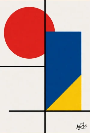 Bauhaus Poster - a downloadable art print
