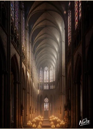 Gothic Cathedral - a downloadable art print