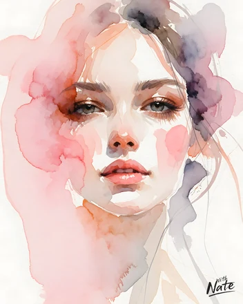 Lineart Face - a downloadable art print