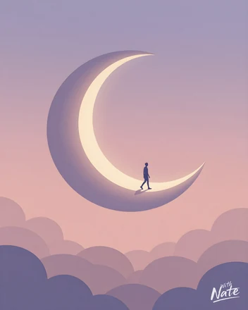 Floating Stairs - a downloadable art print