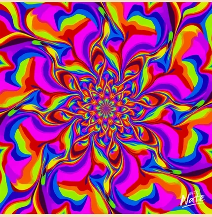 Psychedelic Mandala - a downloadable art print