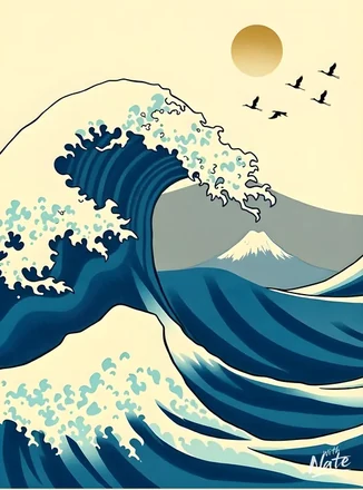 The Great Wave - a downloadable art print