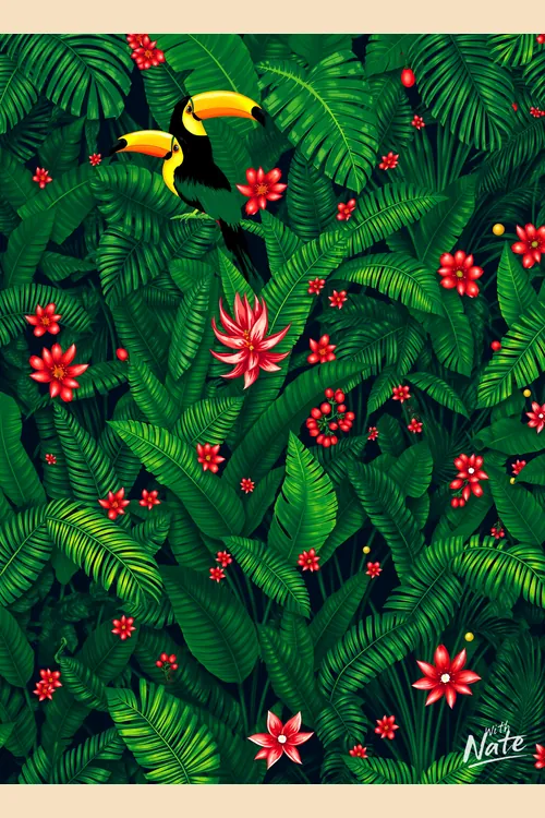 Tropical Maximalism art print